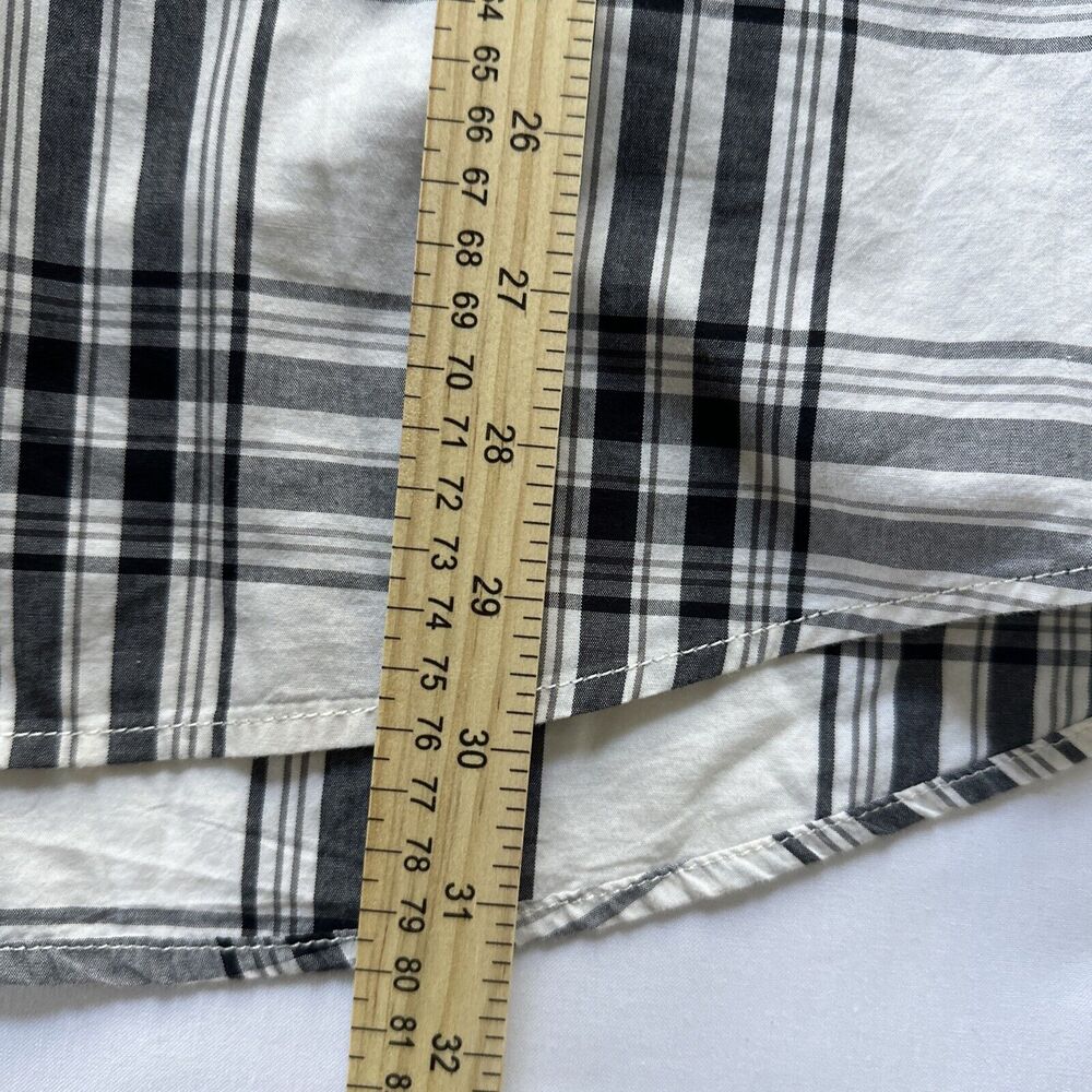 Harley Davidson Racing Shirt Mens XL White Black Plaid Long Sleeve Button #1 - Picture 9 of 9